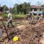 Dukung Ketahanan Pangan, Kompi 2 Batalyon B Pelopor Brimob NTT Garap Lahan Pertanian di Kecamatan Ruteng