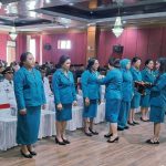Lantik 9 Ketua TP PKK Kecamatan, Ny. Meldyanti Hagur Tekankan Tanggung Jawab dan Peran Aktif