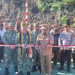 Pangdam IX Udayana Resmikan Jembatan Garuda di Reok, Bupati Manggarai Apresiasi Kolaborasi TNI